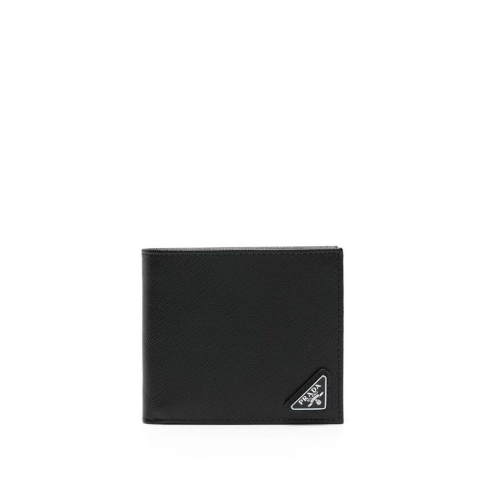 Saffiano Leather Bi-Fold Wallet Women
